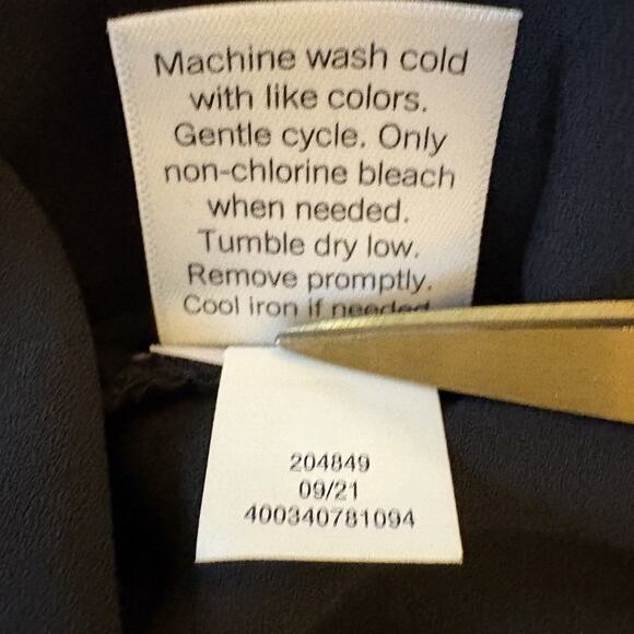 NWT Nine West Women’s V-neck Sleeveless Lined Blouse Tank Plus Size 0X - Picture 8 of 12